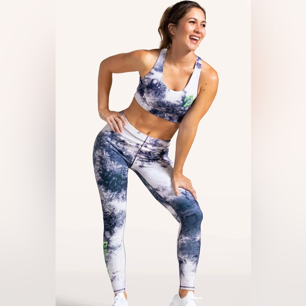 Peloton x Terez Bra and Leggings Set Size L